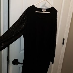 Calvin Klein Black Sweater Dress